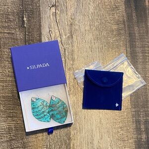 Silpada Emerald Pool Drop Earrings